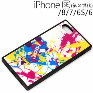 □ ディズニー iPhone SE（第2世代）/8/7/6s/6 専用 ハイブリッドケース ミッキーマウス/スプラッシュ PG-DGT20M02MKY(メール便送料無料)