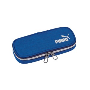 PUMA ヘザーボックスペンケース ブルー　PM230BL