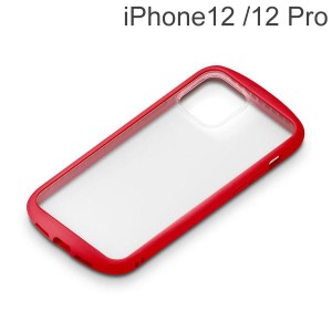 iPhone 12/12 Pro用 ガラスタフケース ラウンドタイプ レッド PG-20GGT02RD (メール便送料無料)