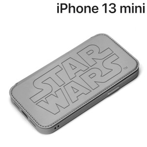 スターウォーズ(STAR WARS) iPhone 13 mini用 ガラスフリップケース ダース・ベイダー PG-DGF21J30DV