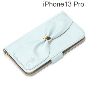 ディズニー iPhone 13 Pro用 フリップカバー アリエル PG-DFP21N07ARL