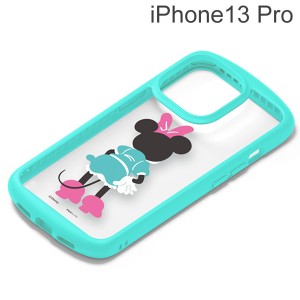 ディズニー iPhone 13 Pro用 ガラスタフケース ミニーマウス PG-DGT21N02MNE (メール便送料無料)