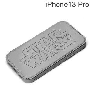 スターウォーズ(STAR WARS) iPhone 13 Pro用 ガラスフリップケース ダース・ベイダー PG-DGF21N30DV