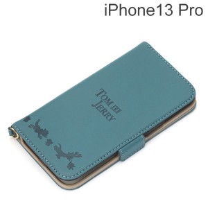 トムとジェリー iPhone 13 Pro用 フリップカバー PG-WFP21N02TAJ