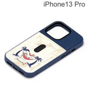 トムとジェリー iPhone 13 Pro用 タフポケットケース ネイビー PG-WPT21N01TAJ (メール便送料無料)