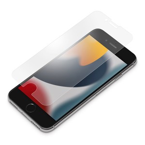 iPhone SE3/SE2/8/7/6s/6 ガイドフレーム付 液晶全面保護ガラス 覗き見防止 PG-22MGL05FMB (メール便送料無料)
