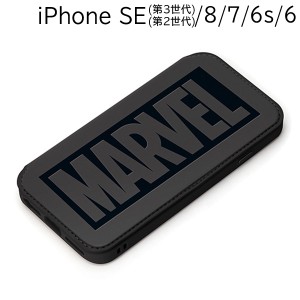 MARVEL (マーベル) iPhone SE3/SE2/8/7/6s/6 ガラスフリップケース ヴェノム PG-DGF22M21VEN (メール便送料無料)