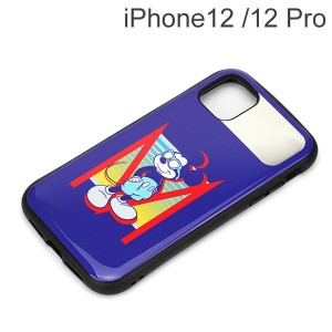 ディズニー iPhone 12/12 Pro用 ハイブリッドタフケース ミッキーマウス PG-DPT20G09MKY (メール便送料無料)