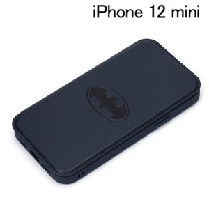 バットマン iPhone 12 mini用 ガラスフリップケース  PG-WGF20F04BAT (メール便送料無料)