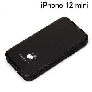 バットマン iPhone 12 mini用 ガラスフリップケース ハーレイ・クイン PG-WGF20F05HLQ (メール便送料無料)