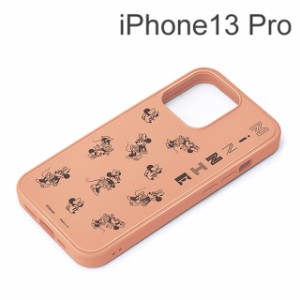 ディズニー iPhone 13 Pro用 抗菌ハイブリッドケース ミニーマウス PG-DMGPT21N02MNE (メール便送料無料)