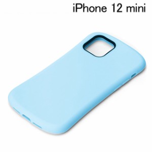 iPhone 12 mini用 シリコンタフケース スカイブルー PG-20FSC07BL (メール便送料無料)