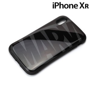 □ マーベル iPhone XR(6.1インチ)用 ハイブリッドタフケース ロゴ ブラック＆グレー PG-DCS506MVL[メール便送料無料]