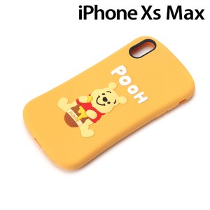 □ ディズニー iPhoneXS MAX 専用 シリコンケース くまのプーさん PG-DCS530POO[メール便送料無料]
