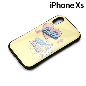 □ ディズニー iPhone XS/X(5.8インチ)用 ハイブリッドタフケース ベル PG-DCS548BEL[メール便送料無料]