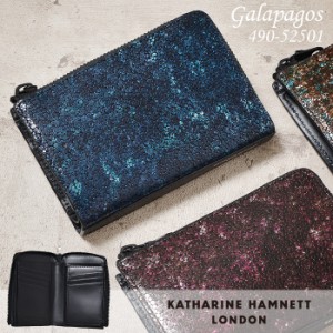 キャサリンハムネット 財布 メンズ 縦型 二つ折り財布 box型小銭入れ KATHARINE HAMNETT 490-52501