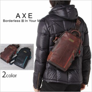 AXE [アックス] ボディバッグ スパイス 142311 【イケテイ】【ブランド】【牛革】【ゴートレザー】【メンズ】【送料無料】