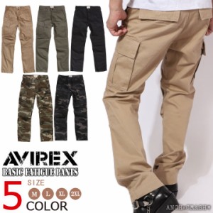 【店内全品p10倍!5/13am09:59迄】AVIREX アビレックス FATIGUE PANTS ファティーグパンツ レギュラーフィット(6126129)カーゴパンツ アヴ