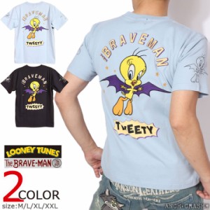 【店内全品p5倍!5/21am09:59迄】The BRAVE-MAN × LOONEY TUNES 半袖Tシャツ(LTB-2405)【送料無料】ブレイブマン ルーニー・テューンズ 