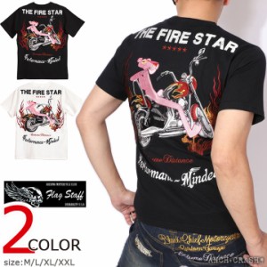 FLAG STAFF ピンクパンサー 刺繍 半袖 Tシャツ(422073)フラッグスタッフ PINK PANTHER