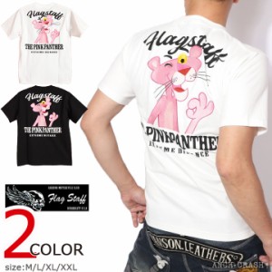 FLAG STAFF ピンクパンサー 刺繍 半袖 Tシャツ(432043)フラッグスタッフ PINK PANTHER