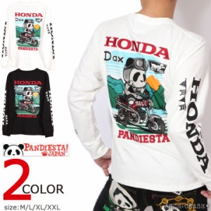 【店内全品p5倍!6/2am09:59迄】HONDA×PANDIESTA DAX125 ロンT(533504)パンディエスタ ホンダ 長袖Tシャツ アメカジ