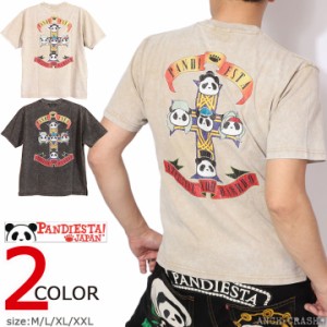 PANDIESTA パンディエスタ Welcome to the PANDA 半袖 Tシャツ(554360)【送料無料】パウダー加工