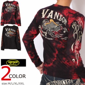 VANSON バンソン フライングホィール ロンT(NVLT-2318)長袖Tシャツ 刺繍