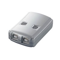 ELECOM USB2.0手動切替器  USS2-W2 