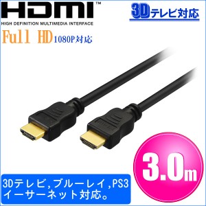在庫処分　GH-HDMI-3M4 グリーンハウス　HDMIケーブル 3m