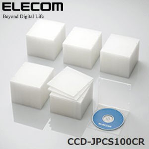 ELECOM(エレコム) Blu-ray/DVD/CDケース（スリム/PP/1枚収納） CCD-JPCS100CR