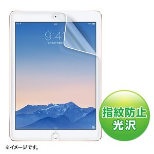 LCD-IPAD6FP サンワサプライ iPadAir2用液晶保護指紋防止光沢フィルム