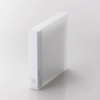 エレコム Blu-ray/DVD/CD用ディスクファイル　12枚収納 CCD-FB12CR