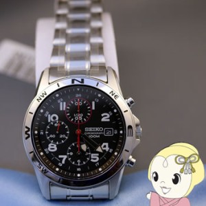 [逆輸入品] SEIKO クォーツ 腕時計 クロノグラフ SND375P