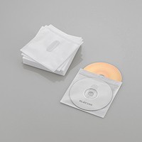 エレコム Ｂｌｕ−ｒａｙ・ＣＤ・ＤＶＤ対応不織布ケース　タイトルカード CCD-NIWB60WH