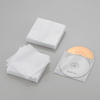 在庫処分　エレコム Blu-ray/DVD/CD対応 不織布 DVDケース CDケース スタンダード CCD-NWB120WH