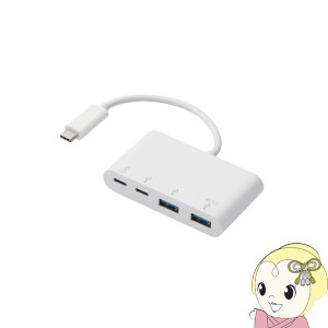 ELECOM エレコム USB Type-C コネクタ搭載 USBハブ(PD対応) U3HC-A423P5WH