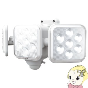 在庫僅少　ムサシ RITEX ライテックス 5W×3灯 フリーアーム式 LED 乾電池 センサーライト LED-320