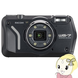 リコー 防水コンパクトデジタルカメラ RICOH WG-7 [ブラック] WG-7-BK 水中撮影 Webカメラ機能 動画撮影