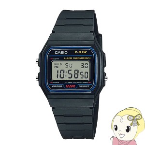 在庫僅少　CASIO カシオ スタンダードウォッチ 「カシオ コレクション」 F-91W-1JH