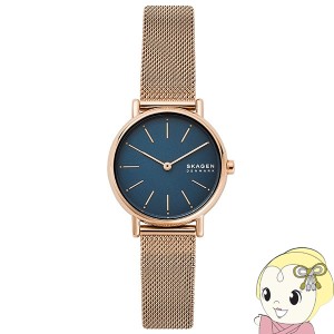 在庫処分　【国内正規品】スカーゲン SKAGEN 腕時計 レディース SIGNATUR ブルー ピンクゴールド SKW2837