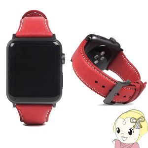 Apple Watch 42/44mm 用 バンド Minerva Box Leather レッド SD18390AW