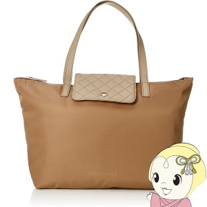 在庫処分　セシルマクビー トートバッグ CECIL McBEE STYLISH NYLON TOTE CM121050 ベージュ