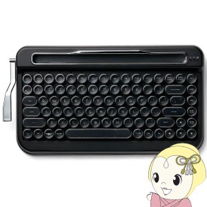 キーボード 【メーカー直送】 AJAX タイプライター風 PENNA(ペナ) Black PNADBK