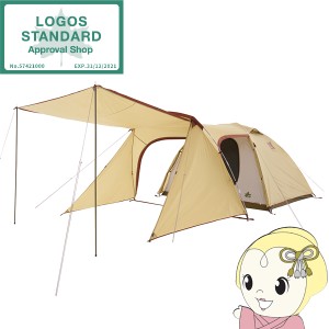 在庫処分　【ロゴス 正規販売店】アウトドア テント 2ルーム ロゴス LOGOS Fes Breeze L-BC キャンプ 耐水圧1600mm 大人4人