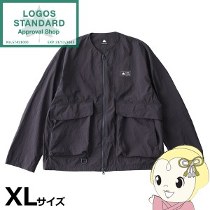 在庫処分　【ロゴス 正規販売店】撥水軽量カーディガン 33512 XL CAMP LOGOS ロゴス  ブラック アパレル 33512711