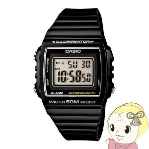 在庫処分　腕時計 逆輸入品 カシオ CASIO W-215H-1AV スタンダード デジタル ブラックダイアル メンズウォッチ