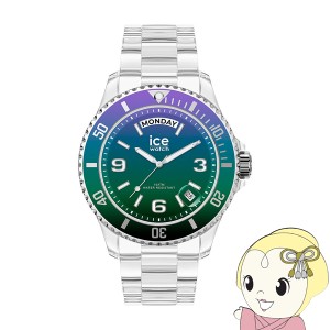 ICE WATCH アイスウォッチ 腕時計 ICE clear sunset MEDIUM アイス クリア サンセット ミディアム パープルグリーン ICE-021433 国内モデ