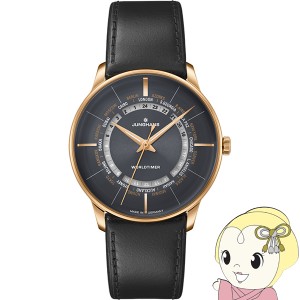 [予約]ユンハンス JUNGHANS 腕時計 Meister Worldtimer ワールドタイマー 自動巻 メンズ アナログ 027 5013 02