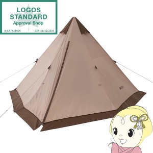 テント VポールTepee400-BA ロゴス LOGOS Tradcanvas 3〜5人用 71805573